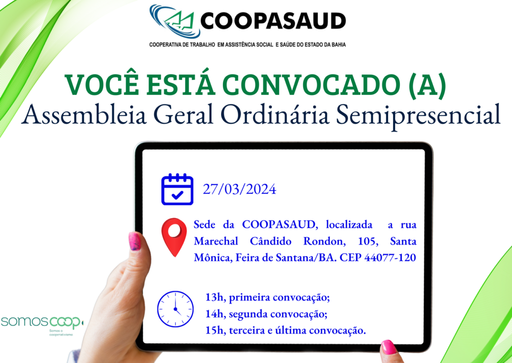 Convocação Assembleia Geral Ordinária. Exercício 2023