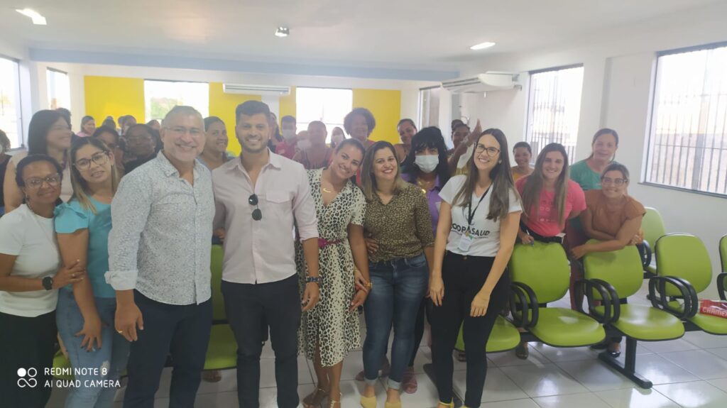 Palestra para cooperados e população. Município de Coração de Maria